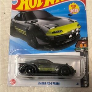 Black and Green Die-Cast Car